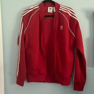 Red Adidas Track Jacket